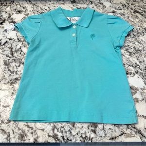 Lilly Pulitzer white label girls polo-style shirt
